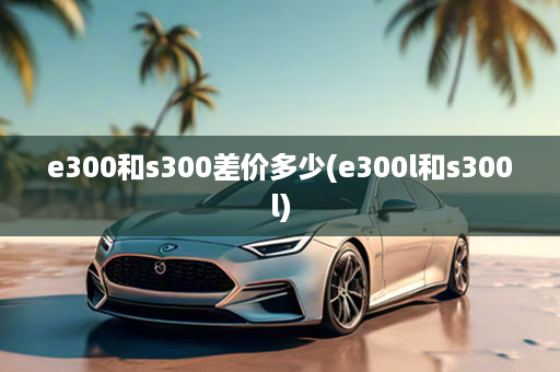 e300和s300差价多少(e300l和s300l)