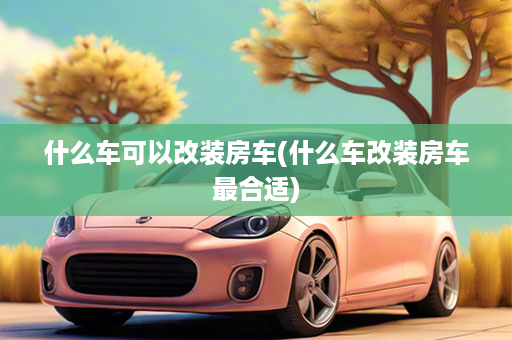 什么车可以改装房车(什么车改装房车最合适)