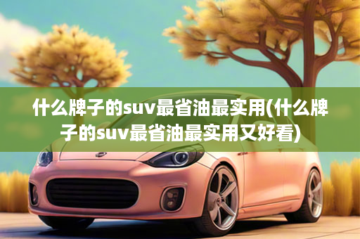 什么牌子的suv最省油最实用(什么牌子的suv最省油最实用又好看)