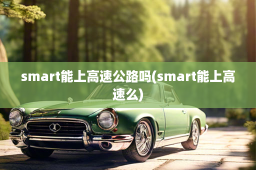 smart能上高速公路吗(smart能上高速么)