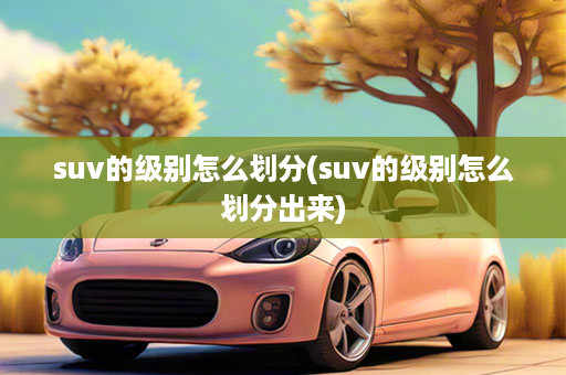 suv的级别怎么划分(suv的级别怎么划分出来)