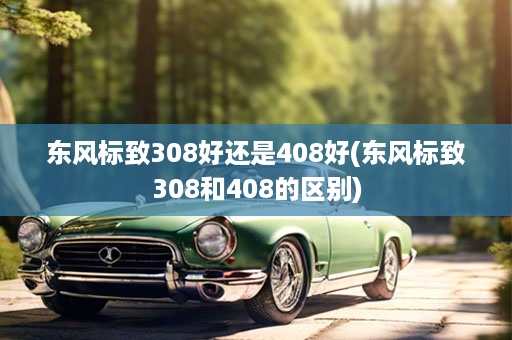 东风标致308好还是408好(东风标致308和408的区别)