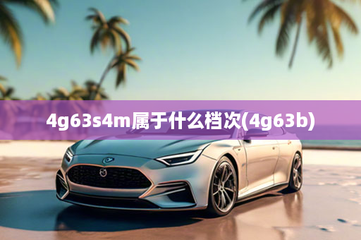 4g63s4m属于什么档次(4g63b)