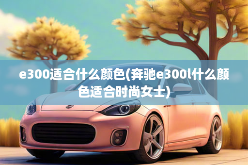 e300适合什么颜色(奔驰e300l什么颜色适合时尚女士)