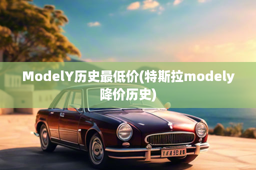 ModelY历史最低价(特斯拉modely降价历史)