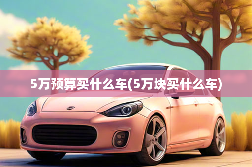 5万预算买什么车(5万块买什么车)