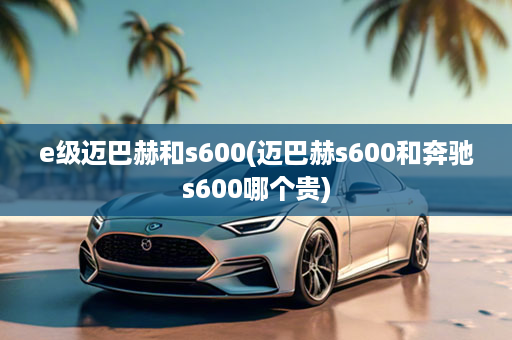 e级迈巴赫和s600(迈巴赫s600和奔驰s600哪个贵)