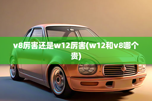 v8厉害还是w12厉害(w12和v8哪个贵)