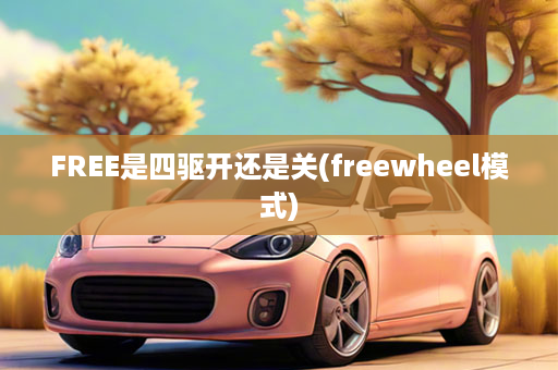 FREE是四驱开还是关(freewheel模式)