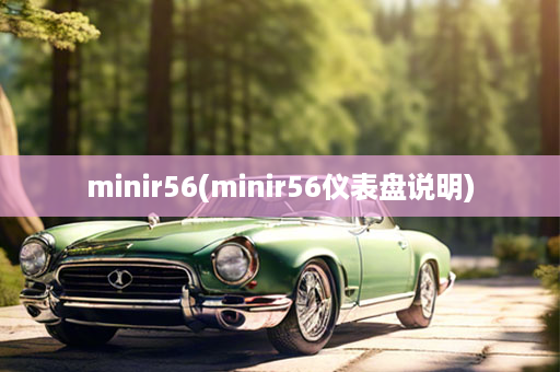 minir56(minir56仪表盘说明)