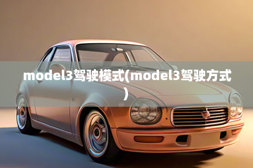 model3驾驶模式(model3驾驶方式)