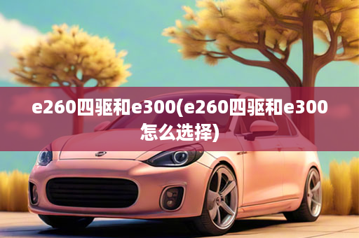 e260四驱和e300(e260四驱和e300怎么选择)