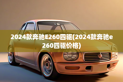 2024款奔驰E260四驱(2024款奔驰e260四驱价格)