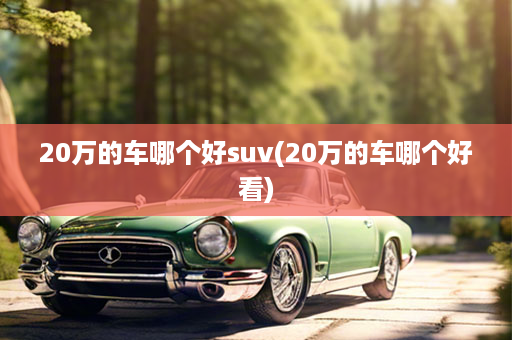 20万的车哪个好suv(20万的车哪个好看)