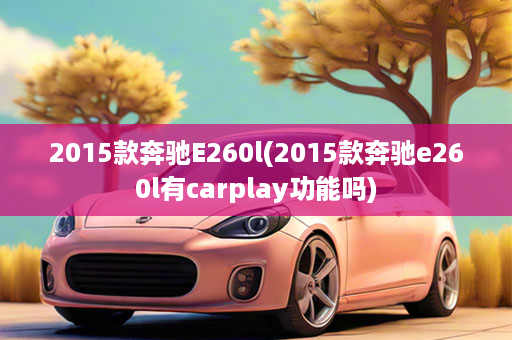 2015款奔驰E260l(2015款奔驰e260l有carplay功能吗)