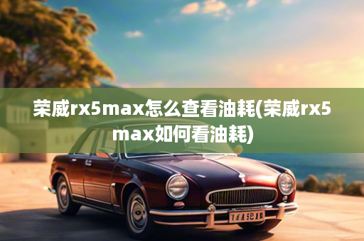 荣威rx5max怎么查看油耗(荣威rx5max如何看油耗)