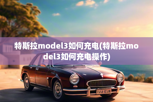 特斯拉model3如何充电(特斯拉model3如何充电操作)