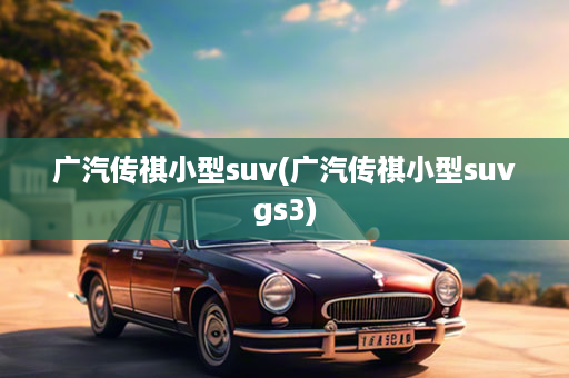 广汽传祺小型suv(广汽传祺小型suvgs3)