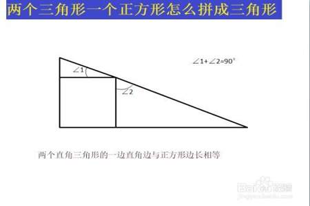 一个三角形能拼成100度的角吗