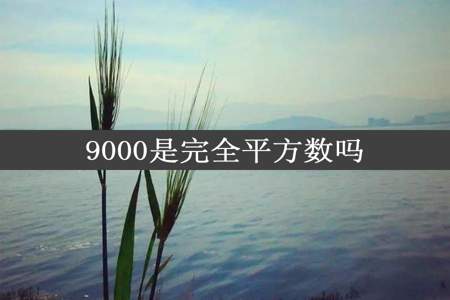 9000是完全平方数吗