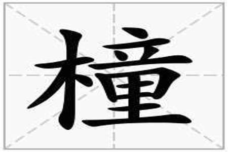 一个木字旁，一个辛字念啥