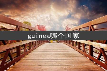 guinea哪个国家