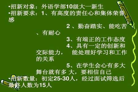 学生会生活部招新人的宣传词