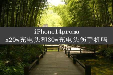 iPhone14promax20w充电头和30w充电头伤手机吗