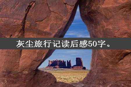 灰尘旅行记读后感50字。