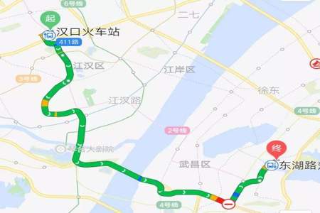 汉口火车站与武昌火车站距离