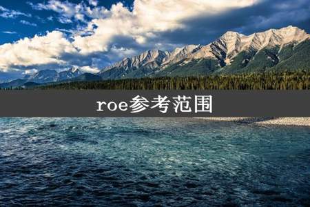 roe参考范围