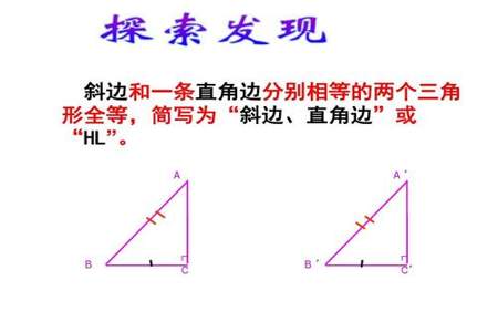 2边一直角可以全等吗