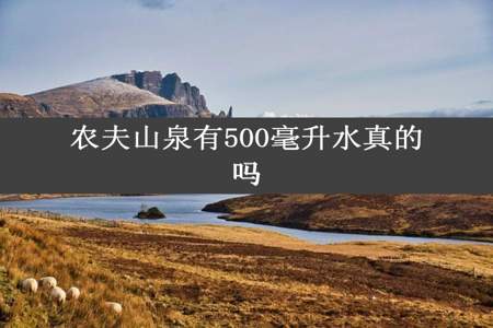 农夫山泉有500毫升水真的吗