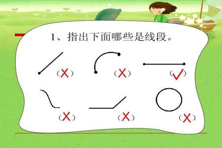 小学2年级线段的特征是那些