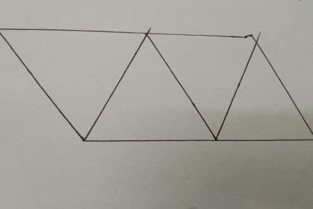 4根等长的小棒首尾相连接能拼几个四边形