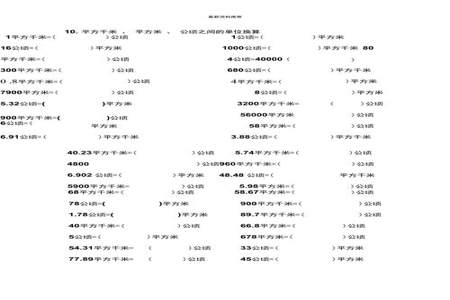 平方米和平方千米的换算-平方千米与平方米的换算