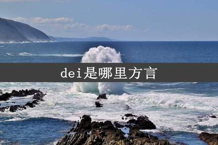 dei是哪里方言