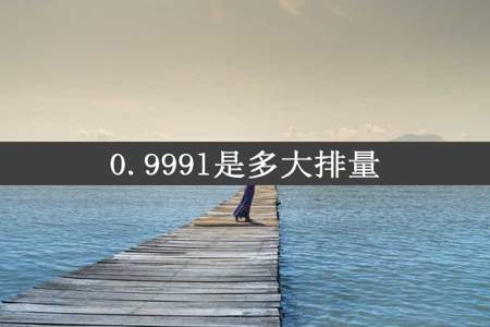 0.999l是多大排量