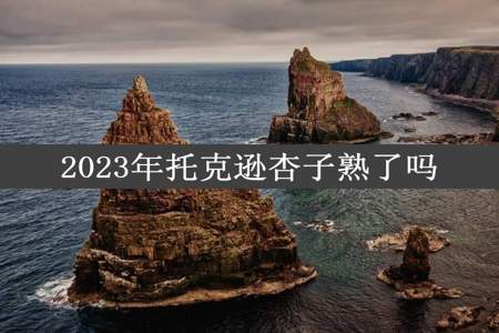 2023年托克逊杏子熟了吗