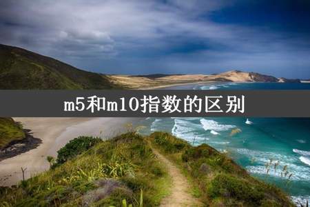 m5和m10指数的区别