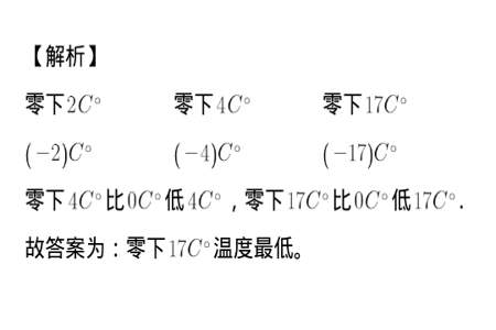 负数定义