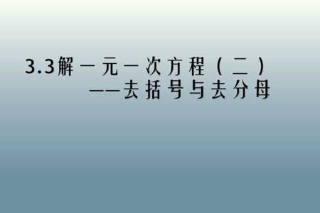 两边都有括号和除号的解方程