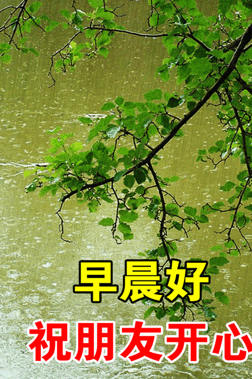 下雨早安祝福闽南语