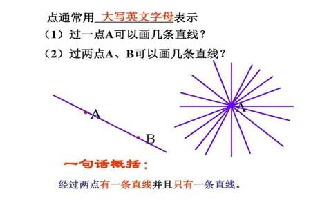 过任意一点可以几条直线几条射线