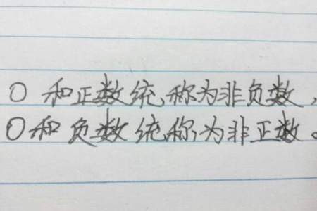 0是最小的非负数吗