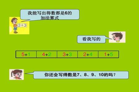 用0-5数字列出三个得数相同的加法算式