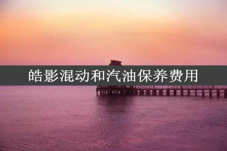 皓影混动和汽油保养费用