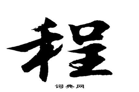 带程字的名字霸气