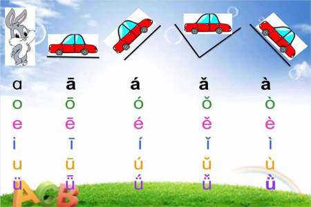 p和a的四个声调拼读方法
