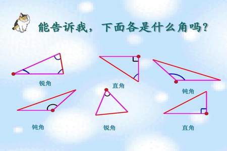 直角比钝角小对吗